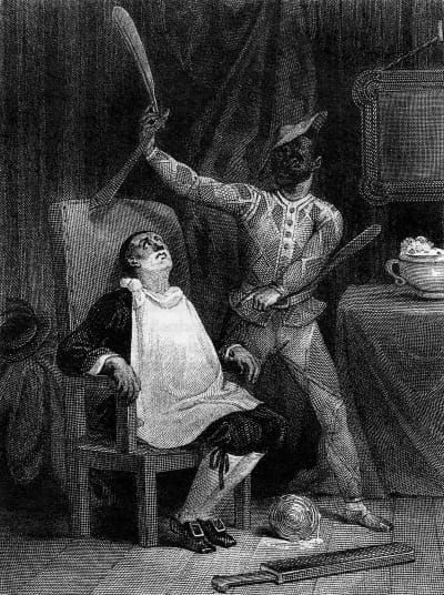 Harlequin of the Commedia dell'arte