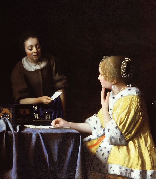 Vermeer's letter writers