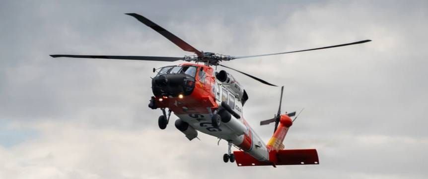 US Coast Guard helicopter crashes in Alaska