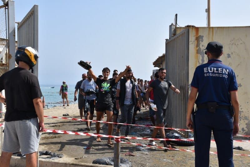 Mass migrant crossings overwhelm Spanish enclave of Ceuta
