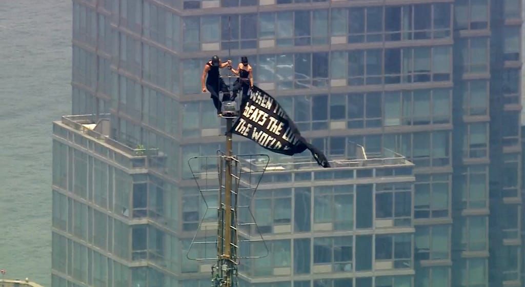 Russian daredevils arrested after scaling Empire State Building