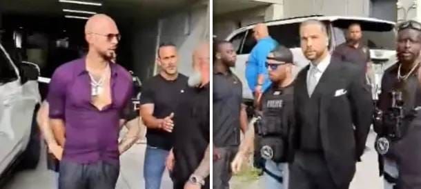 Andrew and Tristan Tate arrested in Miami as UK brings 38 new charges