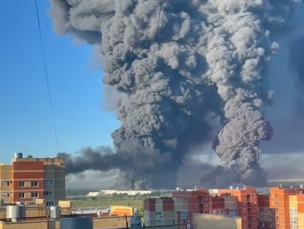 Ukrainian drones strike warehouses in Russia, killing 8 and injuring over 60