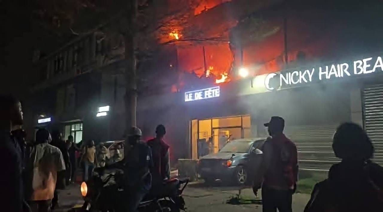 At least 22 dead in fire at Kinshasa wedding hall