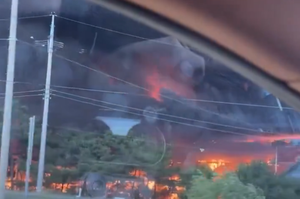 Massive fire destroys multiple buildings at logistics warehouse in South Korea