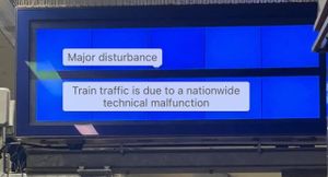 Major rail disruption across Germany as technical fault halts train traffic