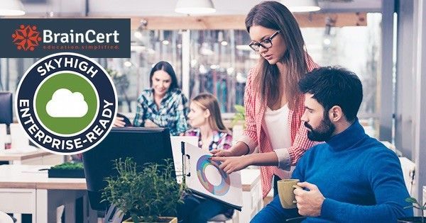 BrainCert Receives Enterprise-Ready Rating from the Skyhigh CloudTrust™ Program