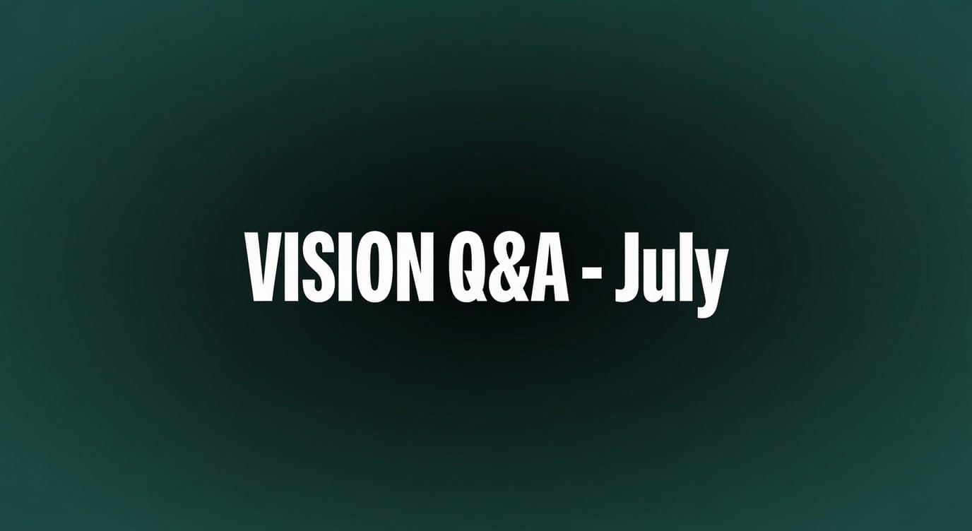 Wallet, Chain, Token-Nutzen und woran wir als Nächstes arbeiten - Juli Q&A