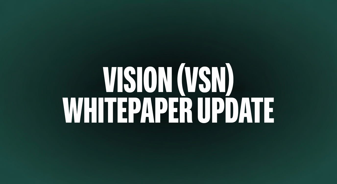Vision Whitepaper-Update: Vision Chain, Gas-Utility und Sequencer-Ökonomie