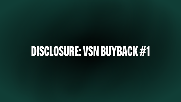 The VISION web3 Foundation announces its first-ever token buyback