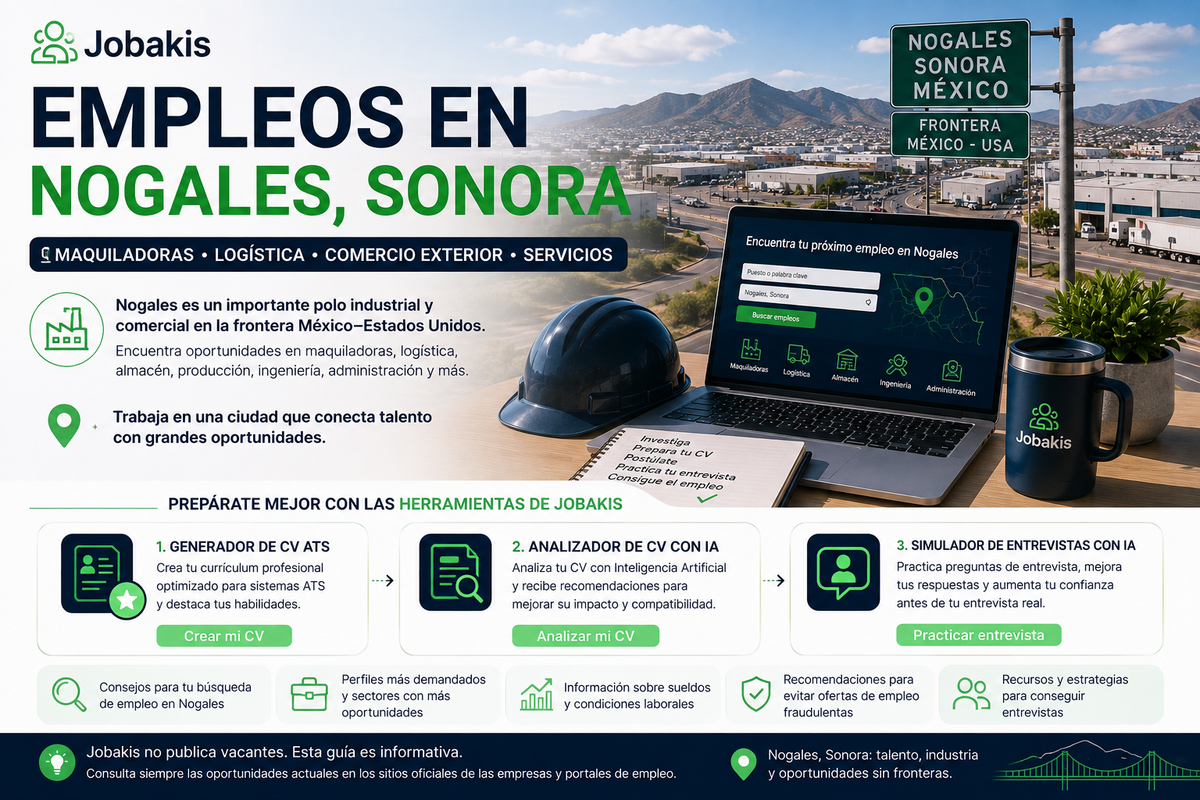 Empleos en Nogales, Sonora: Maquiladoras, Empresas y Cómo Buscar Trabajo