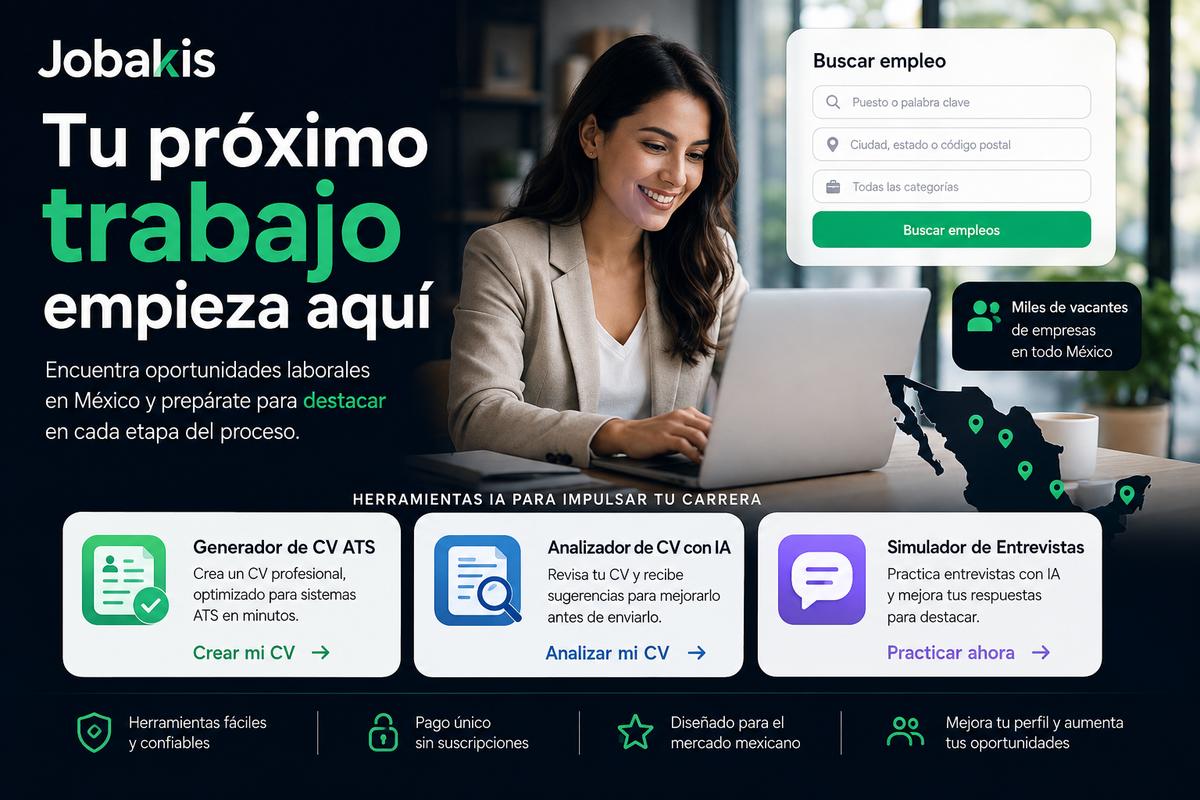 Bolsa de Trabajo en México 2026 | Encuentra Empleo y Prepárate para Conseguirlo