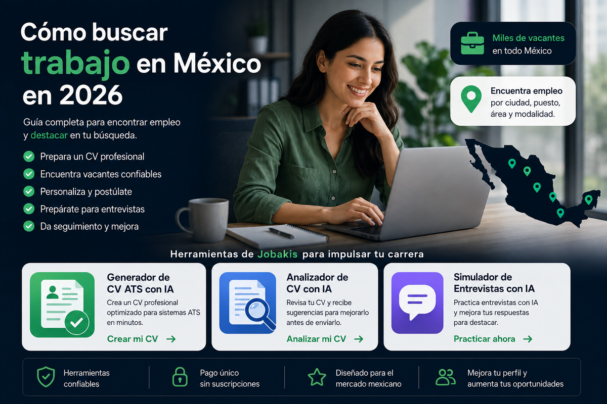 Cómo Buscar Trabajo en México en 2026 | Guía Completa para Encontrar Empleo