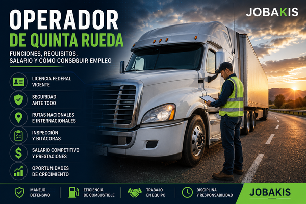 Operador de Quinta Rueda: Funciones, Requisitos, Salario y Cómo Conseguir Empleo