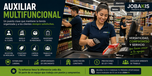 Auxiliar Multifuncional: Funciones, Requisitos, Salario y Cómo Conseguir Empleo