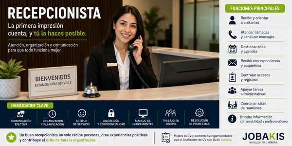 Recepcionista: Funciones, Requisitos, Salario y Cómo Conseguir Empleo