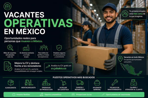 Vacantes Operativas en México: Cómo Encontrar el Trabajo Adecuado