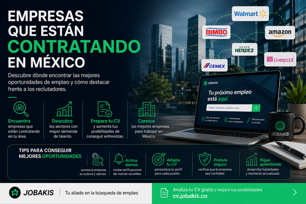 Empresas que Están Contratando en México: Dónde Encontrar las Mejores Oportunidades
