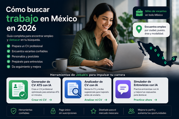 Cómo Buscar Trabajo en México en 2026 | Guía Completa para Encontrar Empleo
