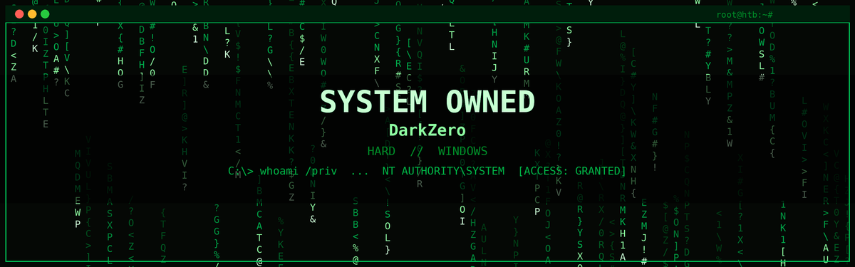 HackTheBox: DarkZero