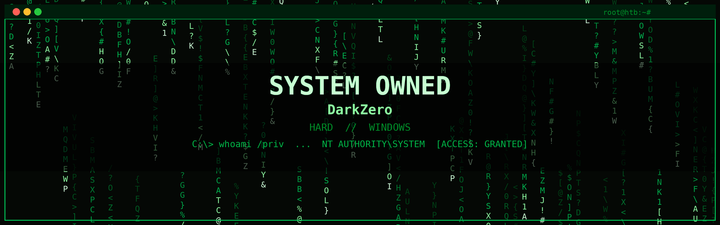 HackTheBox: DarkZero
