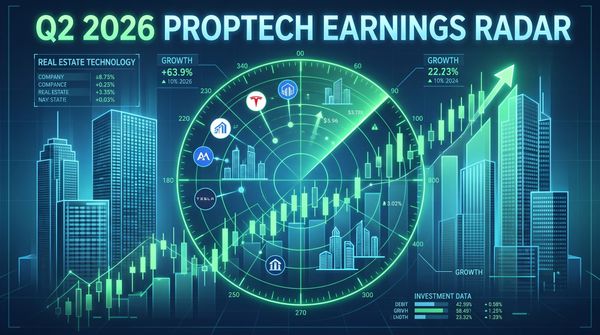 WEEKLY RADAR #410 & 411: Q2 Earnings, Perplexity Goes for House Flipping, Proptech Index up 3.7% WoW