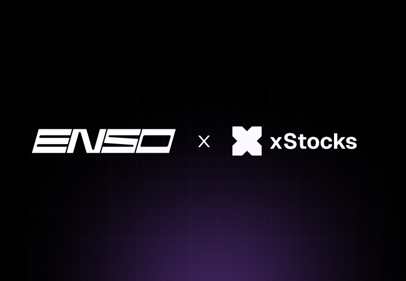 ENSO: xStocks brought equities onchain. Enso brings them to your users