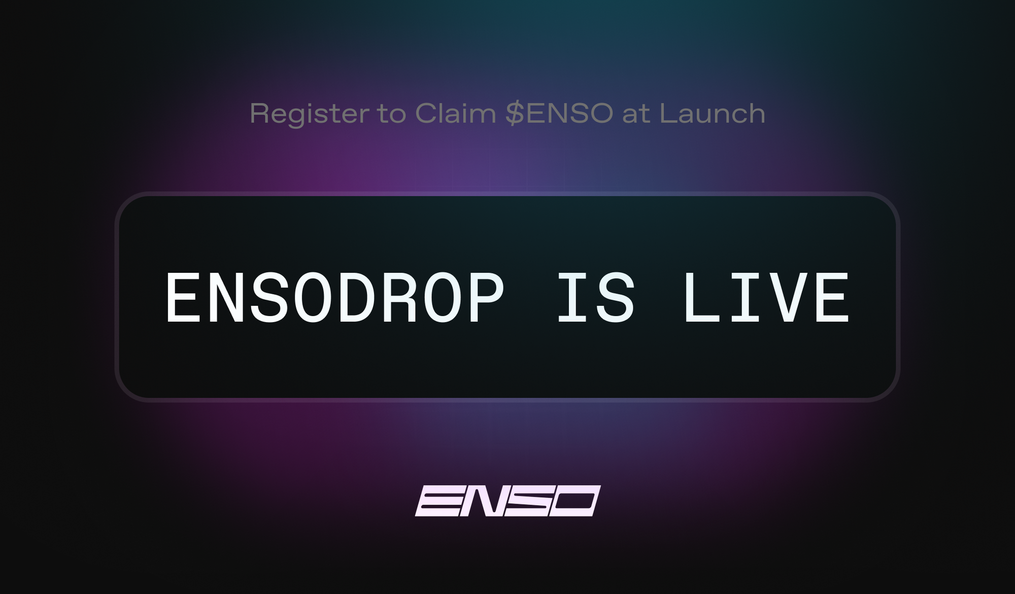 EnsoDrop: Pre-Stake $ENSO Today