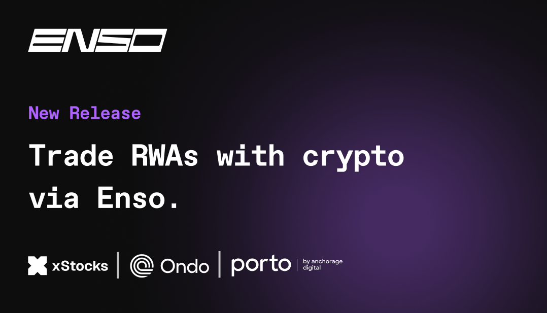 Tokenization solved RWAs' supply. Enso solves distribution.