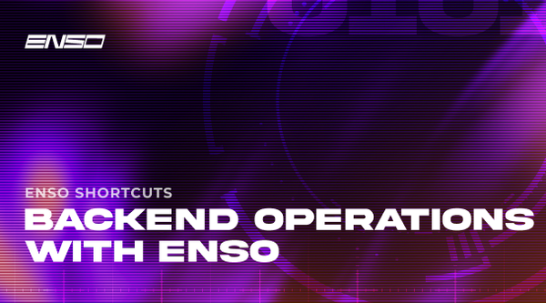 Backend Operations with Enso Shortcuts