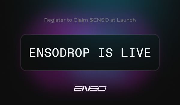 EnsoDrop: Pre-Stake $ENSO Today