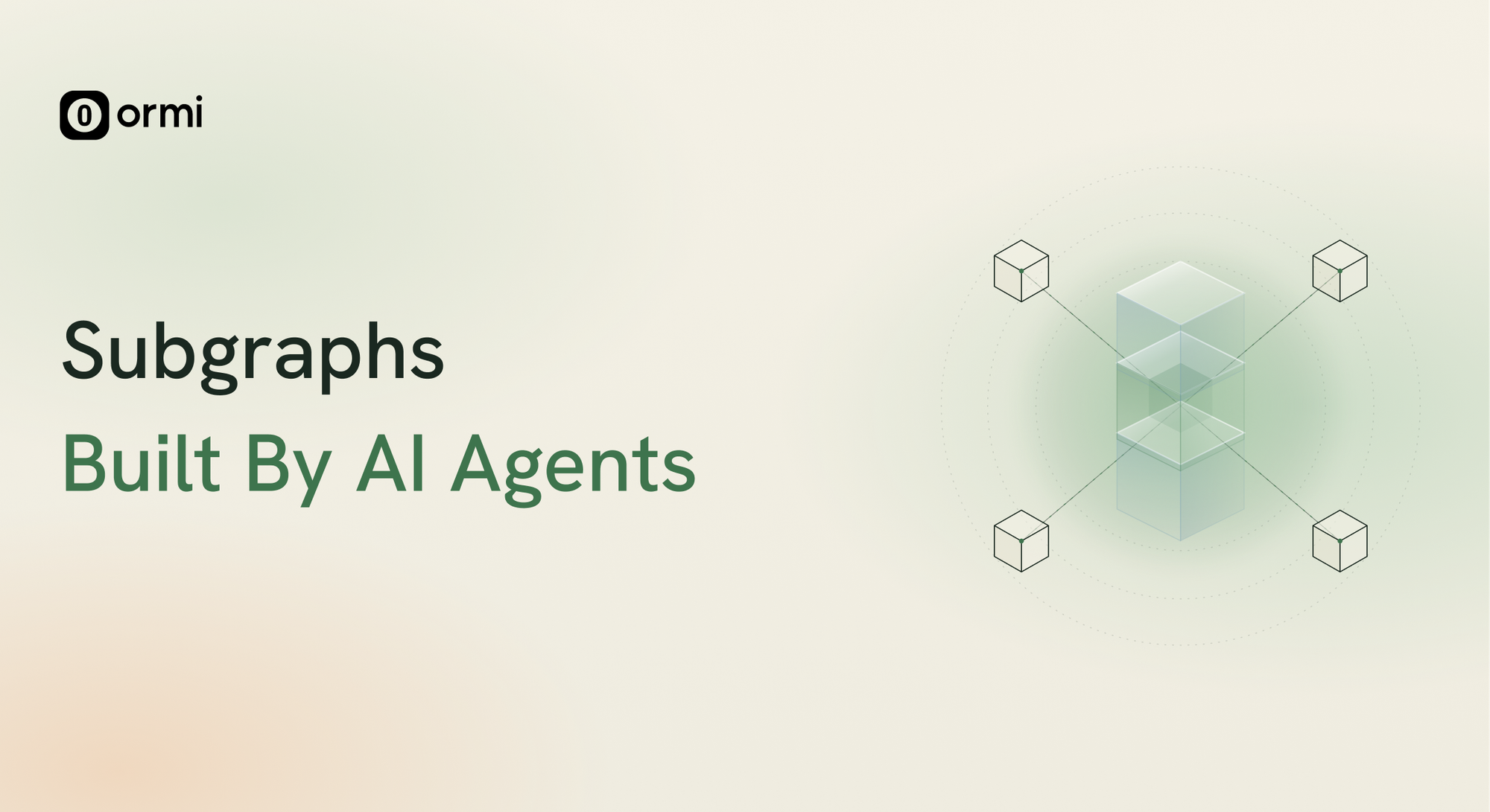 AI Agents Won’t Just Query Subgraphs. They’ll Create Them.