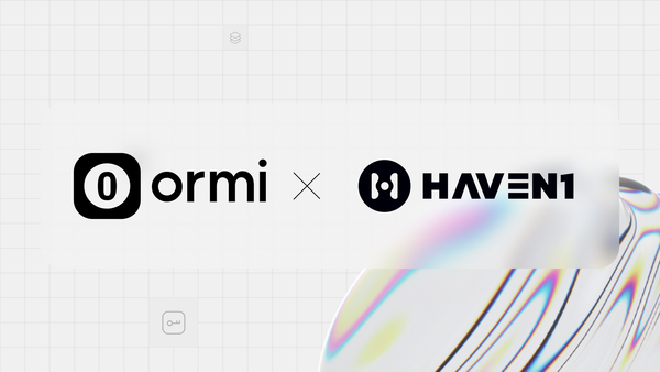 Ormi x Haven1: Ormi Brings Enterprise Grade Data Infrastructure to Haven1's Ecosystem