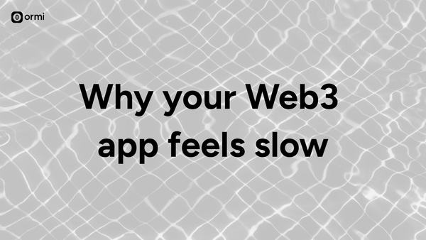 Fixing slow Web3 apps: Why indexing is key to performance