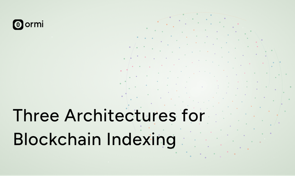 Blockchain Indexing Architectures: Subgraphs vs Data Lakes vs Streaming Pipelines