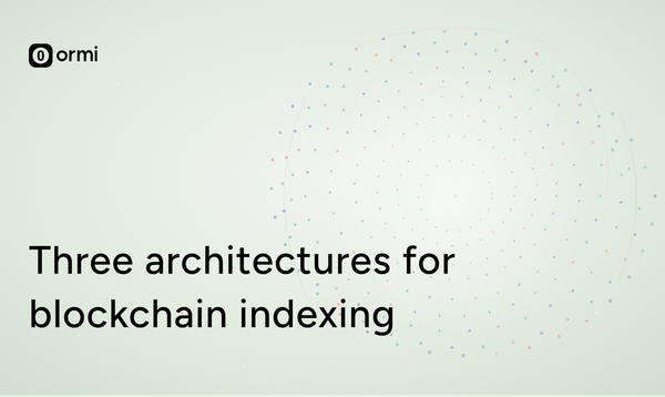 Blockchain Indexing Architectures: Subgraphs vs Data Lakes vs Streaming Pipelines
