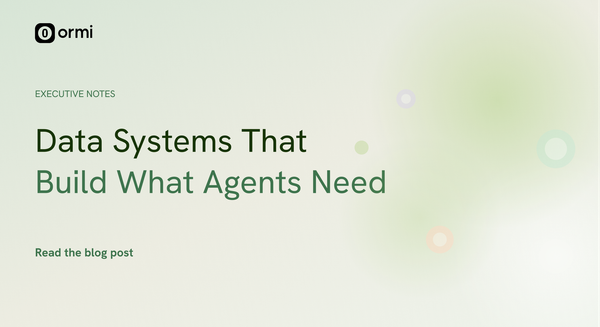 Why AI Agents Need Adaptive Data Infrastructure