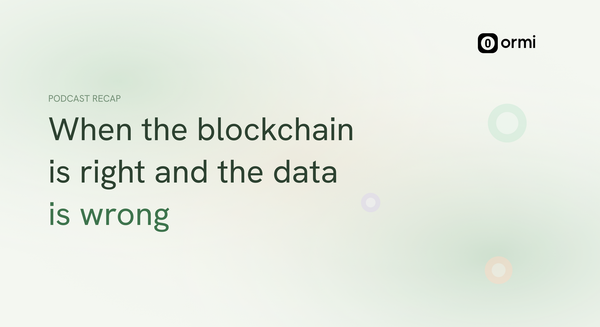 When the Blockchain is Right, and the Data is Wrong