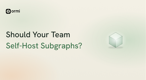 Should You Self-Host a Subgraph?