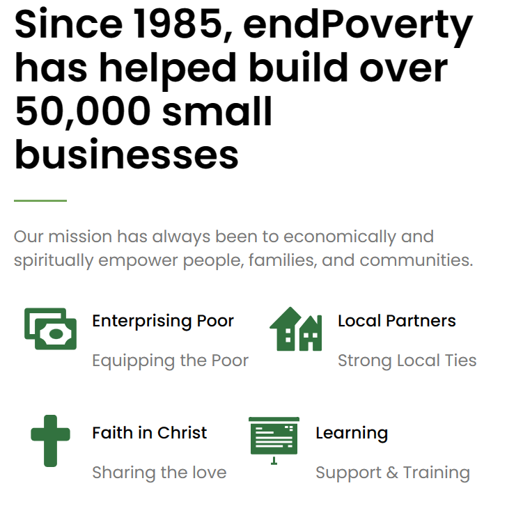 endPoverty: Intersection of Angel Investing, Community Impact, and Faith