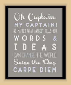 Why we like "carpe diem", but don't live it