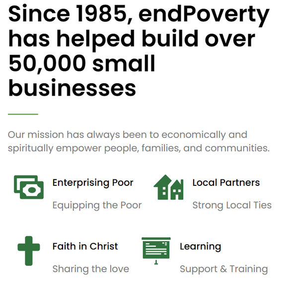 endPoverty: Intersection of Angel Investing, Community Impact, and Faith