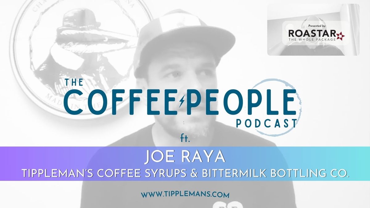 Header image of text over a black and white image of Joe Raya, black tee, beard, and baseball cap talking in front to the computer camera.