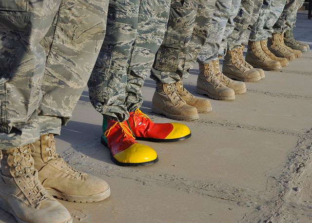 lenten journal: red floppy shoes