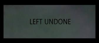 lenten journal: left undone