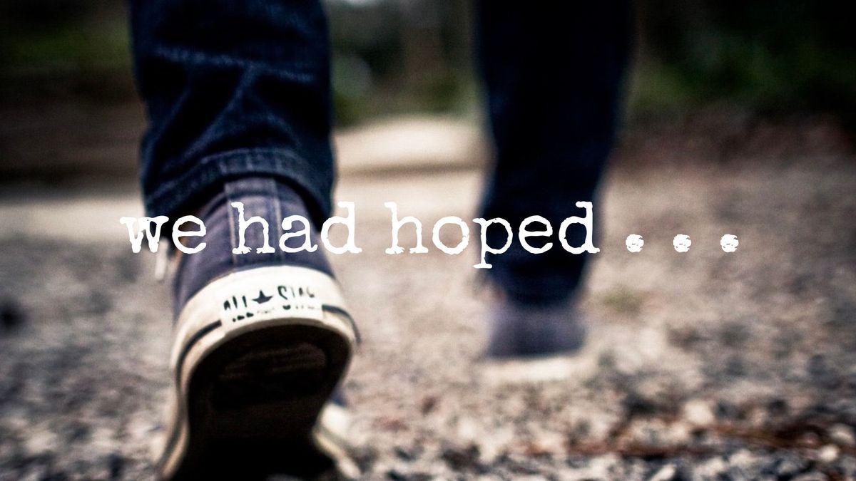we had hoped . . .