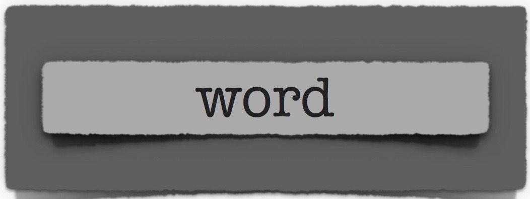 ash wednesday: word
