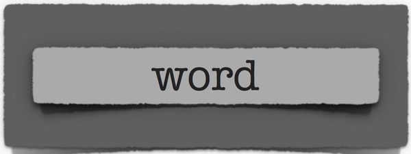 ash wednesday: word
