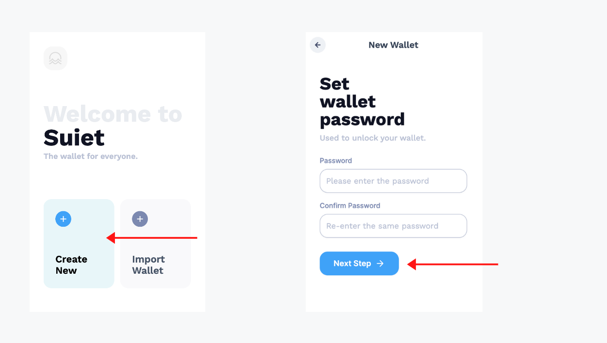 Suiet-Wallet-Create-New-Set-Paswword