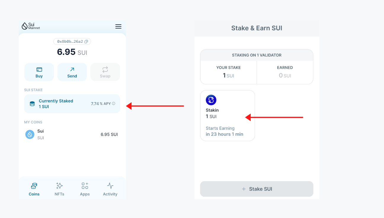 Slush-Wallet-Unstake-interface